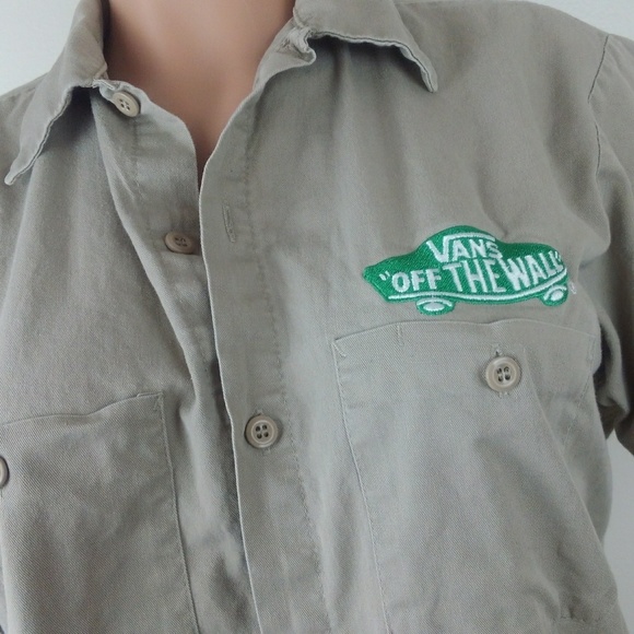 Vintage Other - Vans Off The Wall Work Shirt Warped Tour
